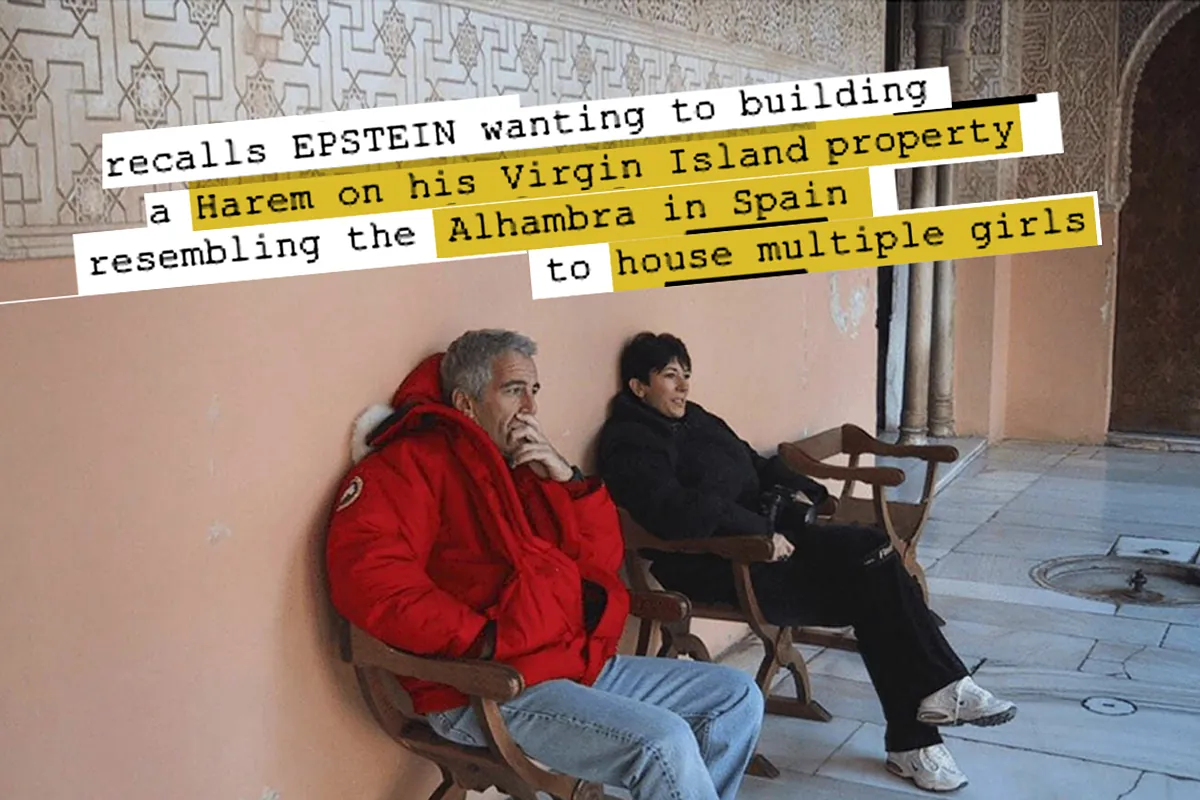 La obsesión española del pederasta Epstein: "un harén como la Alhambra", la biblioteca de El Escorial y el chef que vio a "chicas de España de edad cuestionable"